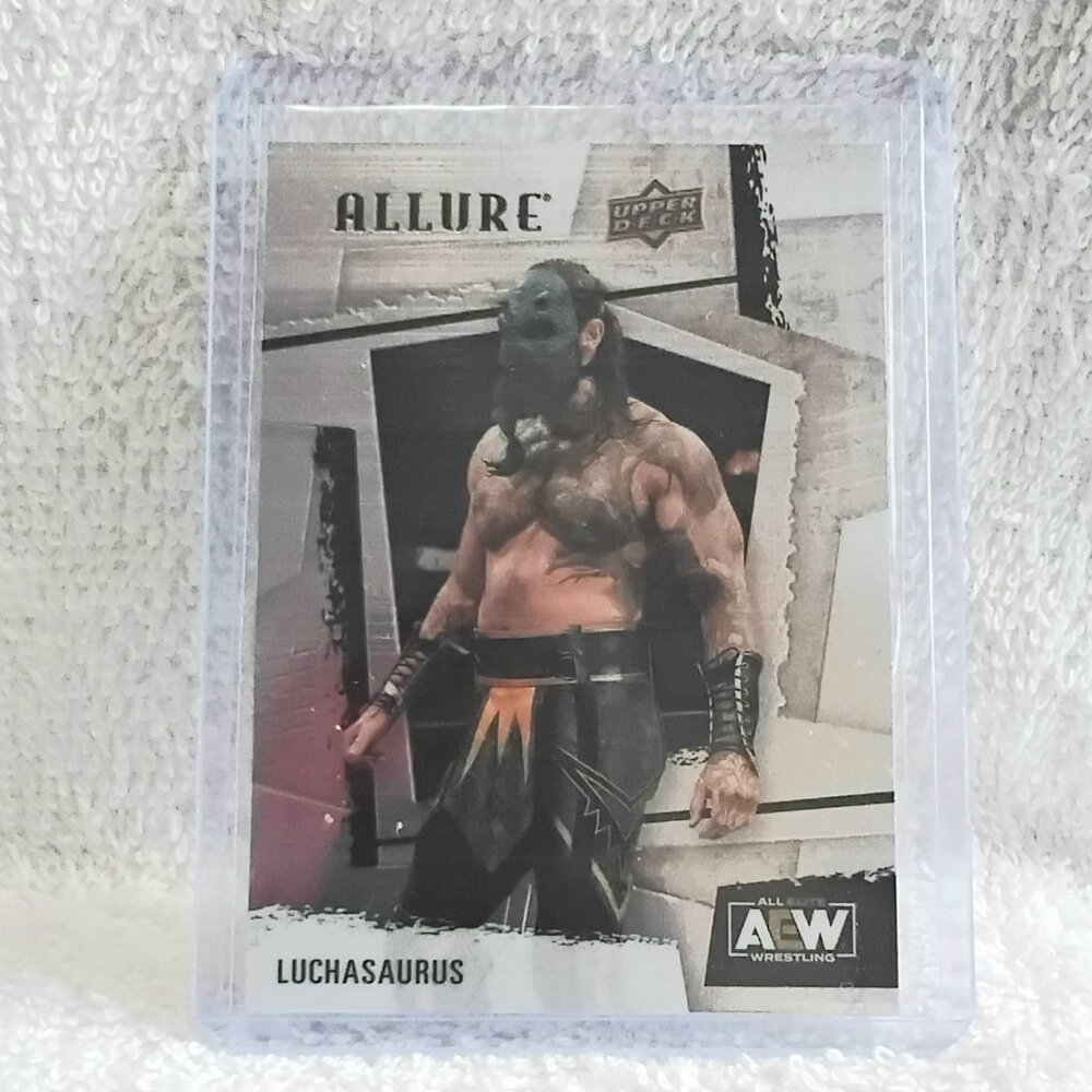 5/$20 Mint 2023 UD Allure Luchasaurus AEW Card 55!!